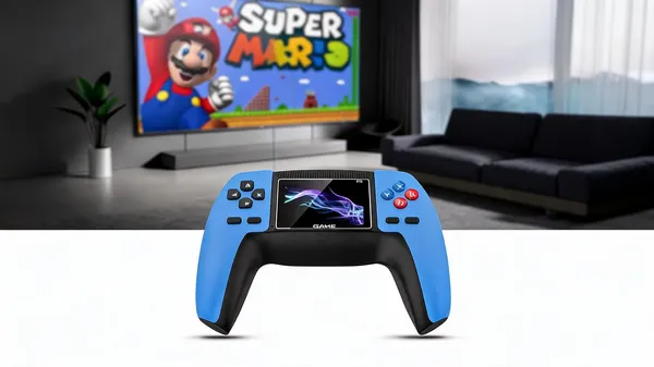 Nexttech_Blue_Portable_Handheld_Game_Console_With_Tv_Output_-_Retro_Video_Gaming_Player_With_Built-In_Classic_Games_For_Kids_&_Adults,_Travel_Friendly_Gift