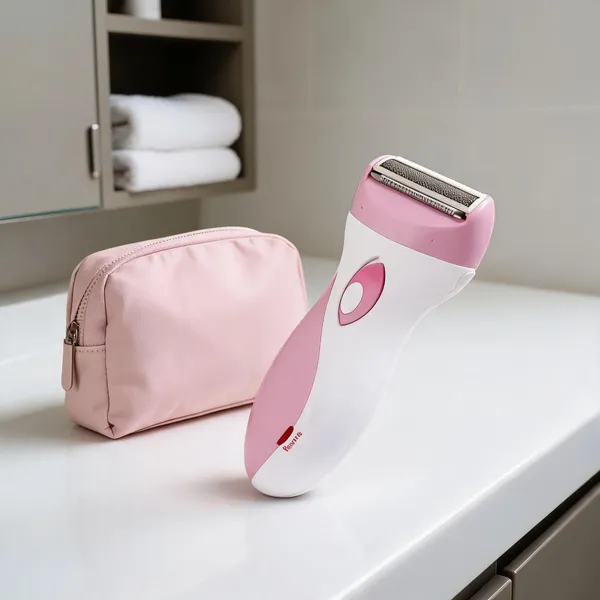 Nexttech_Pink_Electric_Lady_Shaver_With_Trimmer_Attachment_-_Cordless_Rechargeable_Razor_For_Legs,_Underarms,_Bikini_&_Face,_Wet_&_Dry_Use