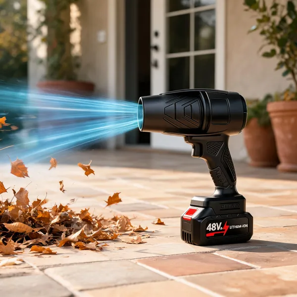 Nexttech_Black_48V_Cordless_Handheld_Leaf_Blower_-_Lightweight_Battery_Powered_Blower_For_Garden,_Yard,_Patio_&_Outdoor_Cleaning