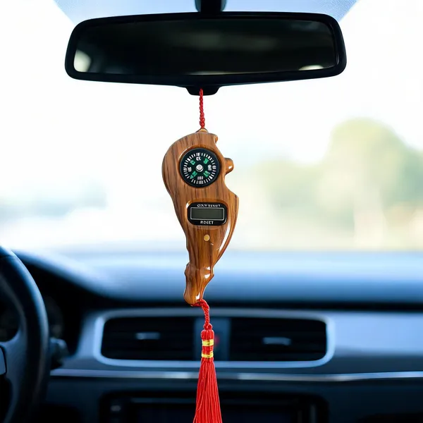 Nexttech_Wooden_Finish_Compass_Digital_Clock_Car_Hanging_Ornament