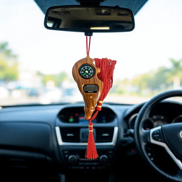 Nexttech_Wooden_Finish_Compass_Digital_Clock_Car_Hanging_Ornament