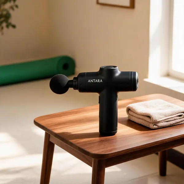 Nexttech_Black_Handheld_Percussion_Massage_Gun_-_Deep_Tissue_Muscle_Massager_For_Pain_Relief,_Post-Workout_Recovery_&_Full_Body_Relaxation