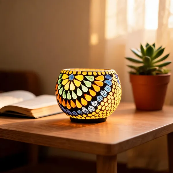 Abs_Plastic_Mosaic_Floral_Geometric_Tealight_Candle_Holder_Night_Lamp