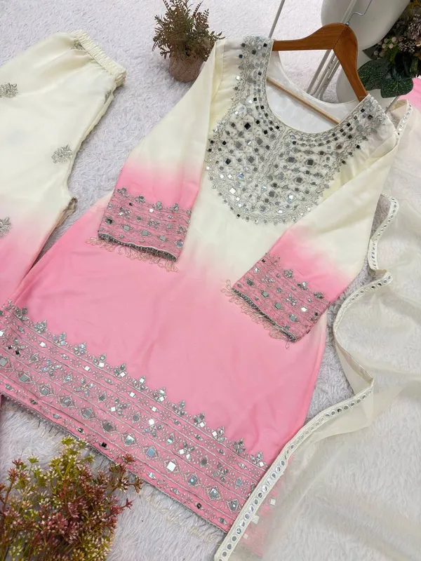 Pink_Ombre_Embellished_Suit_Set_for_Women