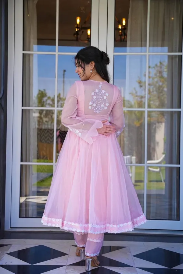 Pink_Georgette_Anarkali_Suit_Set_for_Women