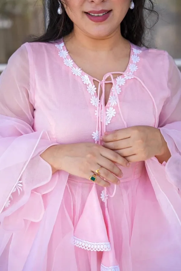 Pink_Georgette_Anarkali_Suit_Set_for_Women