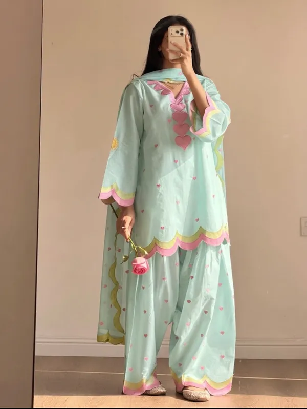 Mint_Green_Printed_Three-Piece_Kurta_Set_for_Women