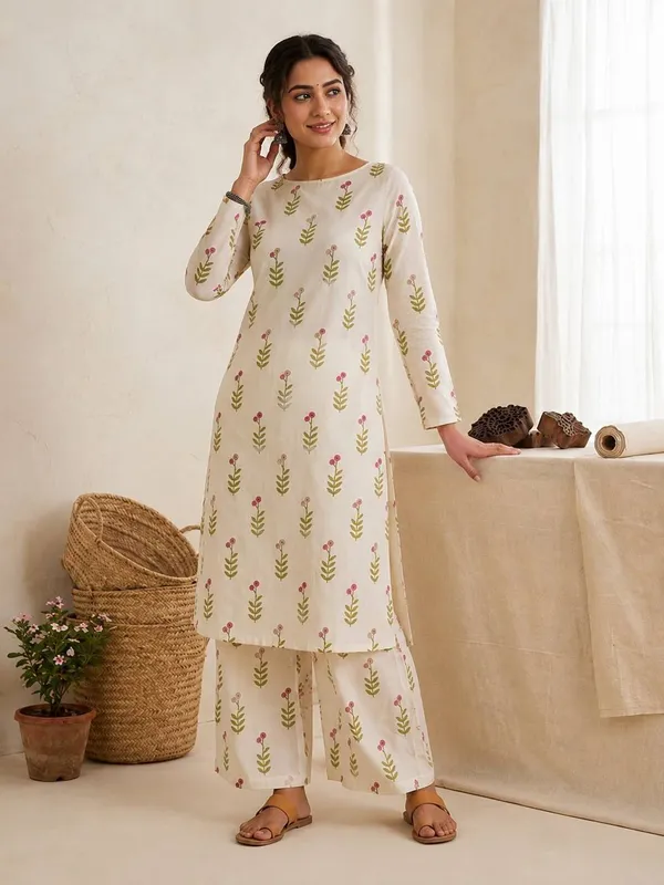 Cream_Printed_Straight_Kurta_Palazzo_Set_for_Women
