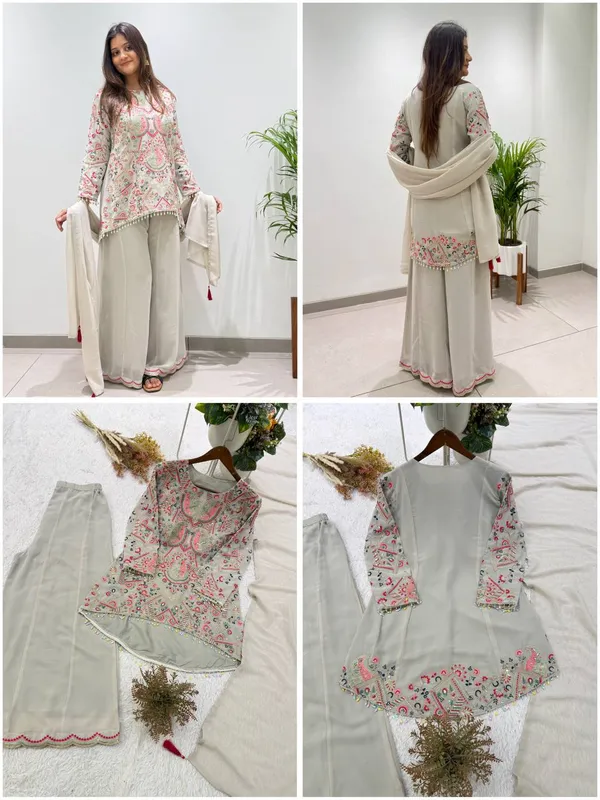 Grey_Embroidered_Kurta_Palazzo_Suit_Set_For_Women
