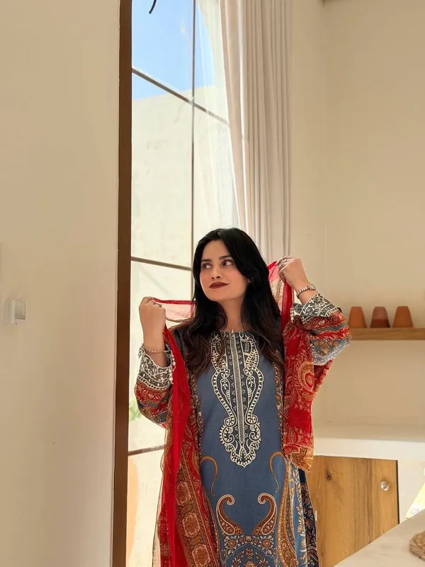 Navy_Blue_Printed_Straight_Kurta_Pant_Dupatta_Set_For_Women
