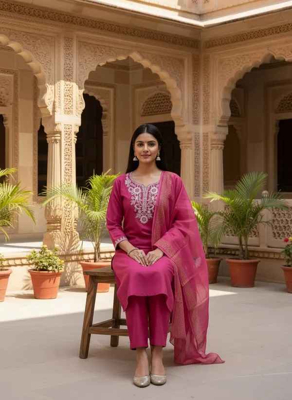 Pink_Embroidered_Straight_Fit_Suit_Set_for_Women