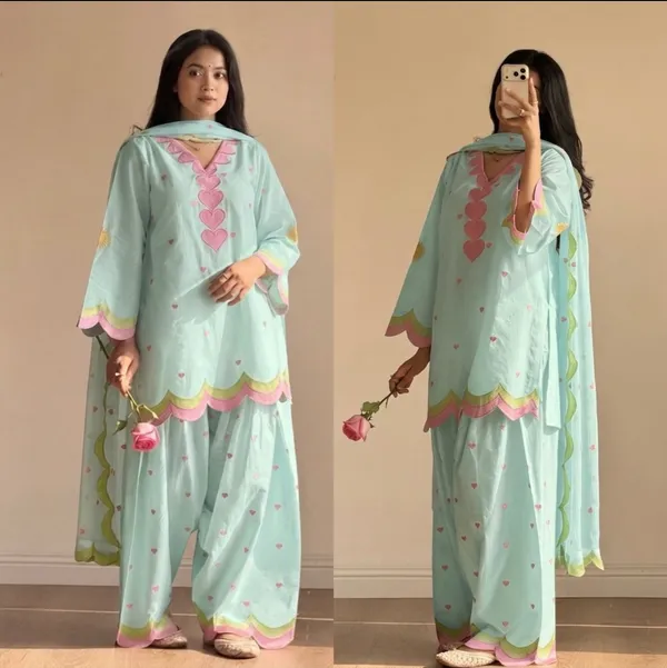 Mint_Green_Printed_Three-Piece_Kurta_Set_for_Women