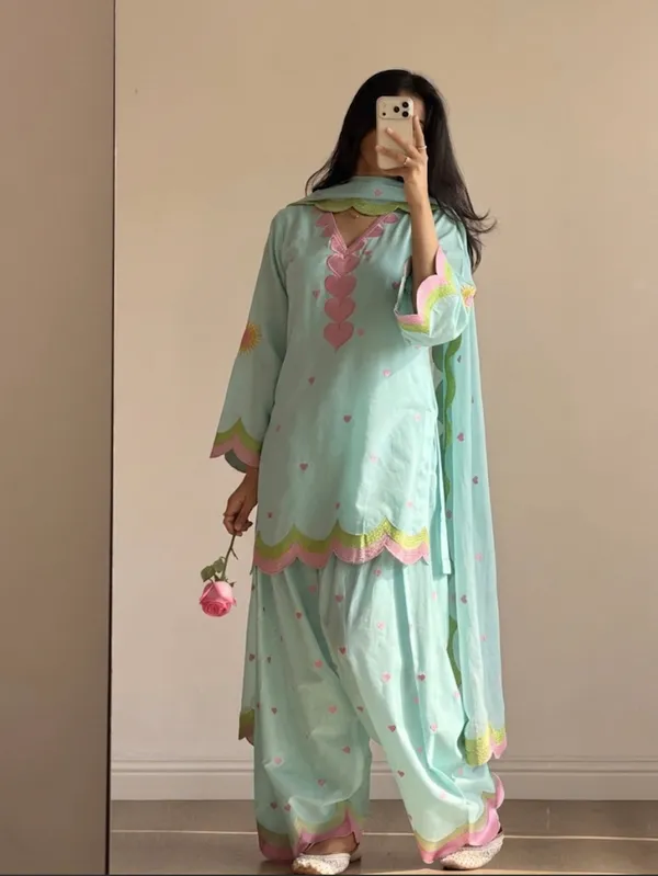 Mint_Green_Printed_Three-Piece_Kurta_Set_for_Women
