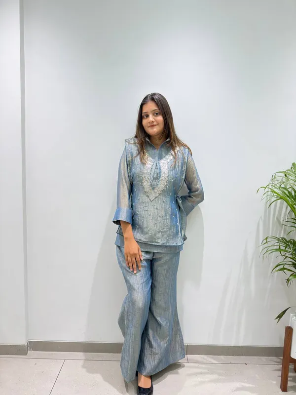 Blue_Textured_Co_Ord_Set_for_Women