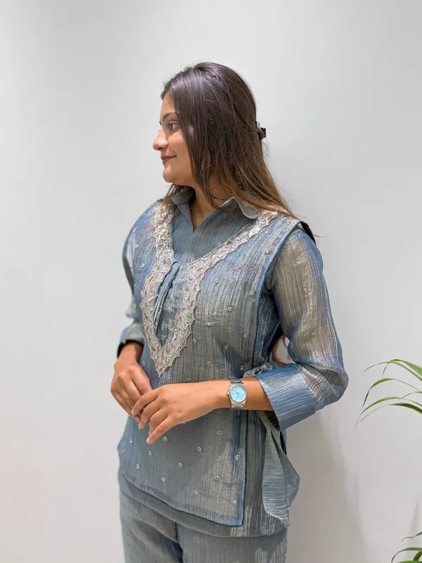 Blue_Textured_Relaxed_Fit_Co_Ord_Set_for_Women