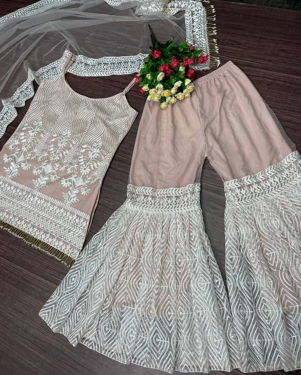 Beige_Embroidered_Sharara_Set_for_Women