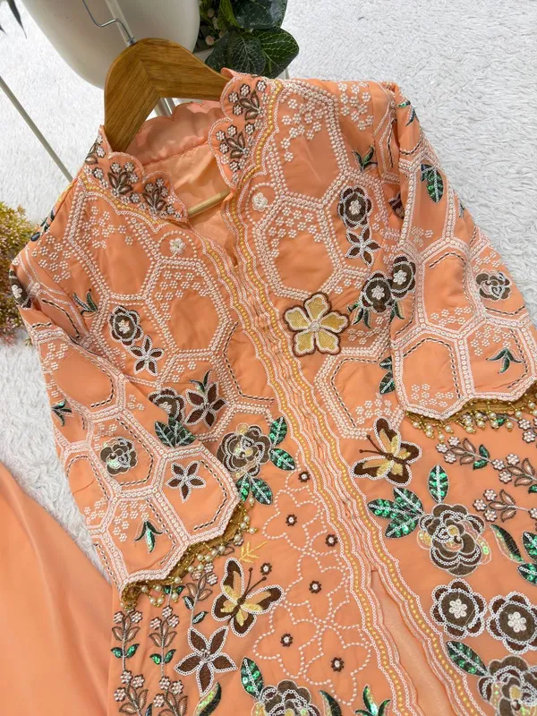 Peach_Embroidered_Kurta_Palazzo_Set_for_Women