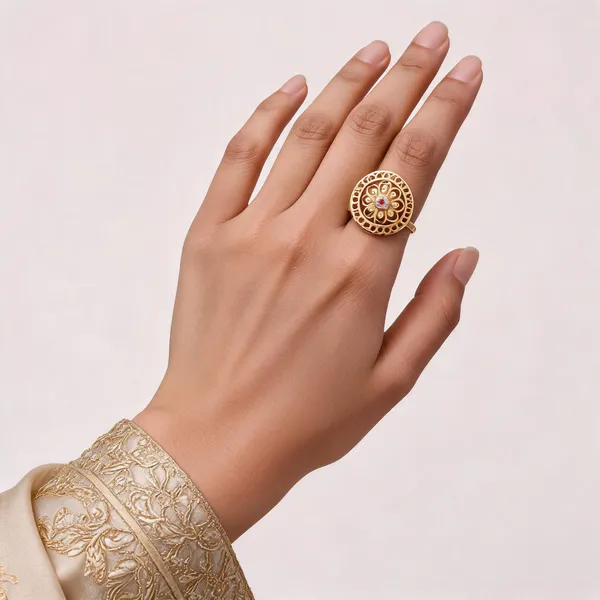Gold_Brass_Openwork_Floral_Statement_Ring_For_Women