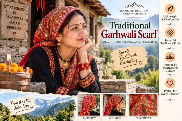 Red_Cotton_Printed_Garhwali_Scarf_For_Unisex_Pack_Of_2