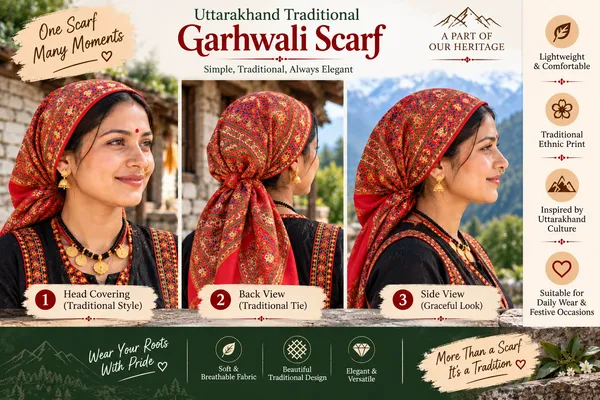 Red_Cotton_Printed_Garhwali_Scarf_For_Unisex_Pack_Of_2
