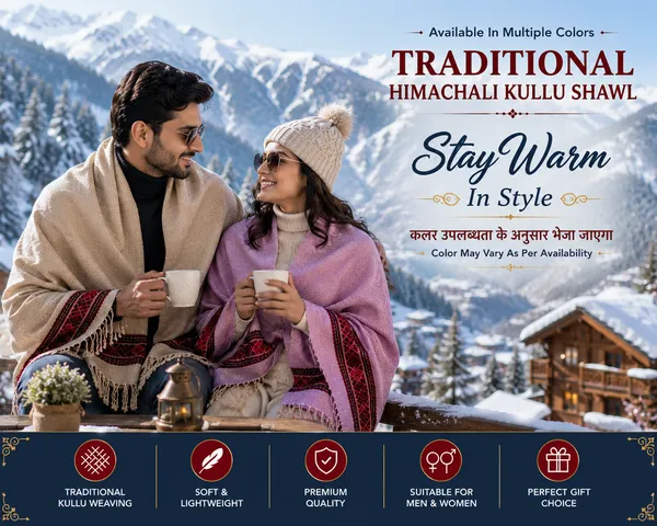 Pink_Arcaline_Wool_Woven_Traditional_Kullu_Shawl_ForMen_or_Women