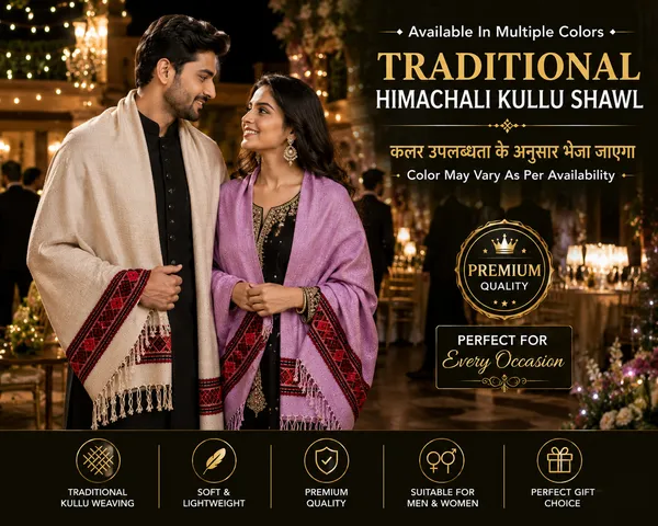 Pink_Arcaline_Wool_Woven_Traditional_Kullu_Shawl_ForMen_or_Women