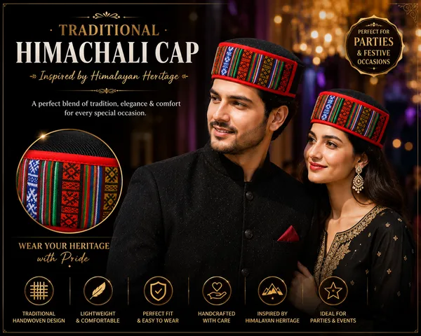 Multicolor_Traditional_Himachali_Cap_for_Men_&_Women_|_Arcaline_Wool_Ethnic_Cap_Pack_of_2