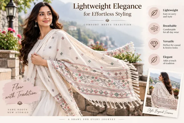 Cream_Printed_Lightweight_Shawl_for_Women_And_Men