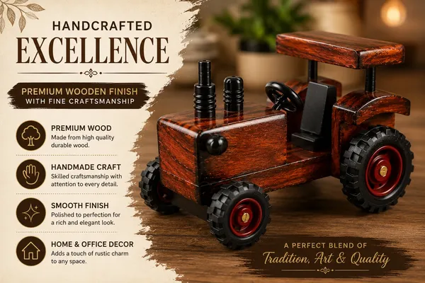 Wooden_Rustic_Tractor_Showpiece