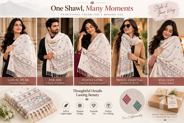 Cream_Printed_Lightweight_Shawl_for_Women_And_Men