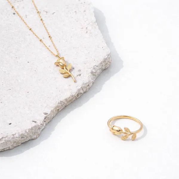 Golden_Arbor_Rose_Petal_Necklaces_Ring