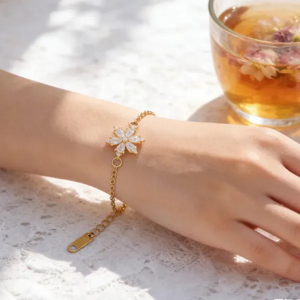 Jasmine_Flower_Bracelet_White