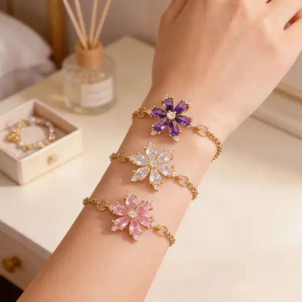 Jasmine_Flower_Bracelet_White