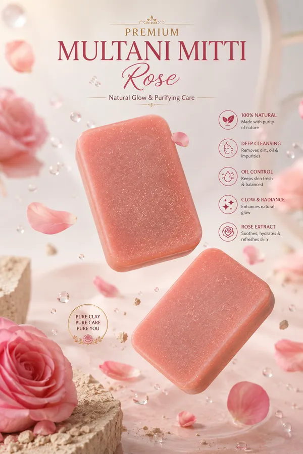 Premium_Multani_Mitti_Rose_Cleansing_Soap_Bar
