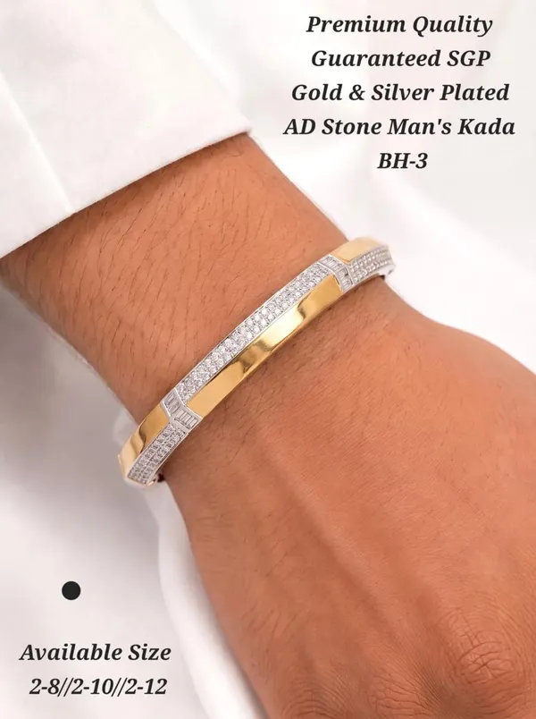 Gold_Silver_Plated_Stainless_Steel_Ad_Stone_Kada_For_Men