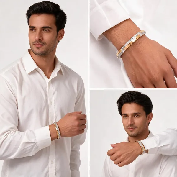 Gold_Silver_Plated_Stainless_Steel_Ad_Stone_Kada_For_Men