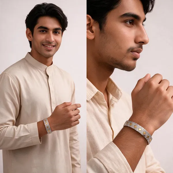 Gold_Silver_Stainless_Steel_Ad_Stone_Link_Bracelet_For_Men