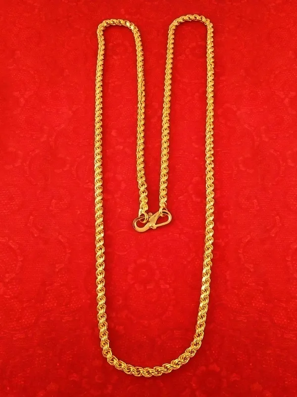 Gold_Brass_Gold-Plated_23_Inch_Chain_Necklace_For_Women