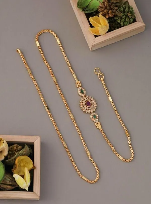 Gold_Brass_Gold-Plated_Cz_Pendant_Chain_Necklace_For_Women