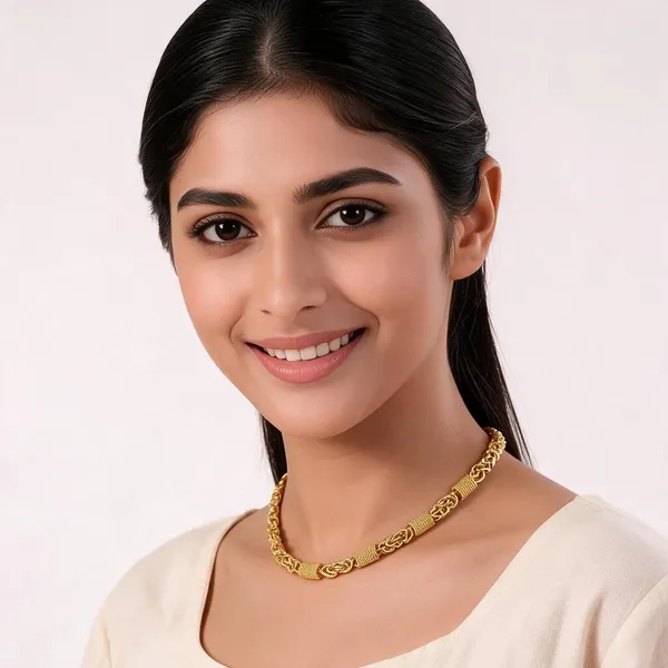 Gold_Brass_Gold-Plated_19_Inch_Chain_Necklace_For_Women