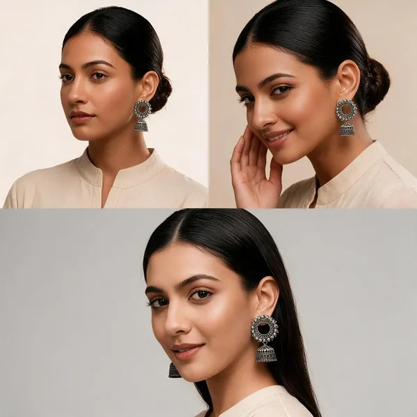 Silver_Multicolor_Metal_Oxidized_Circular_Jhumki_Drop_Dangle_Earrings_For_Women