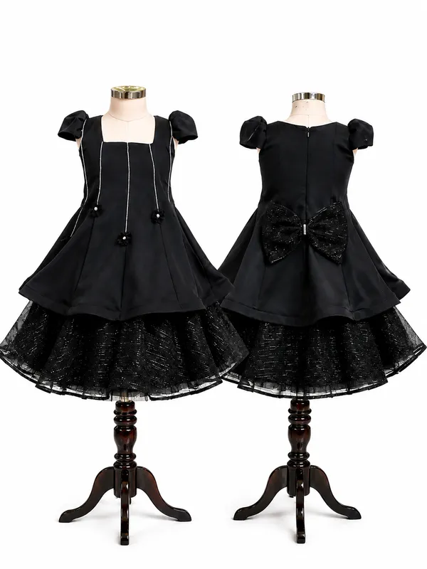 Black_Partywear_Fit_And_Flare_Dress_for_Girls
