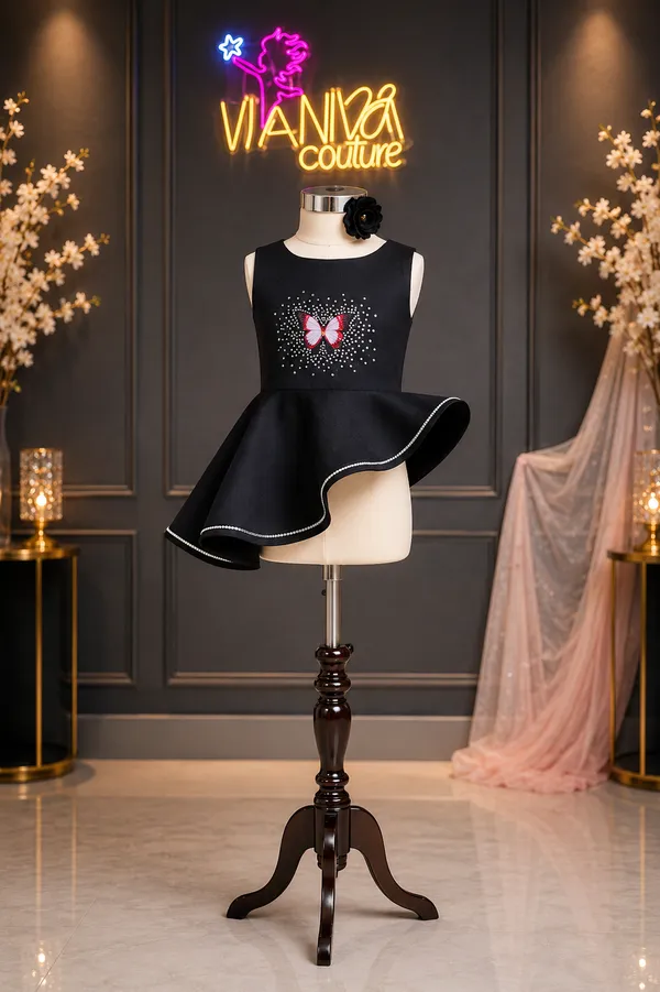 Black_And_Pink_Tulle_Party_Dress_for_Girls