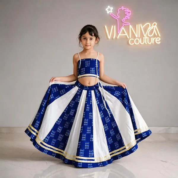 Blue_Cotton_Indigo_Print_Embellished_Lehenga_Choli_For_Girls