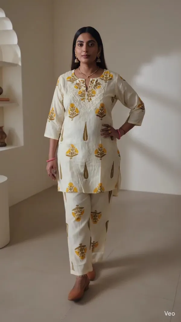 Cream_Cotton_Printed_Straight_Kurta_Set_For_Women