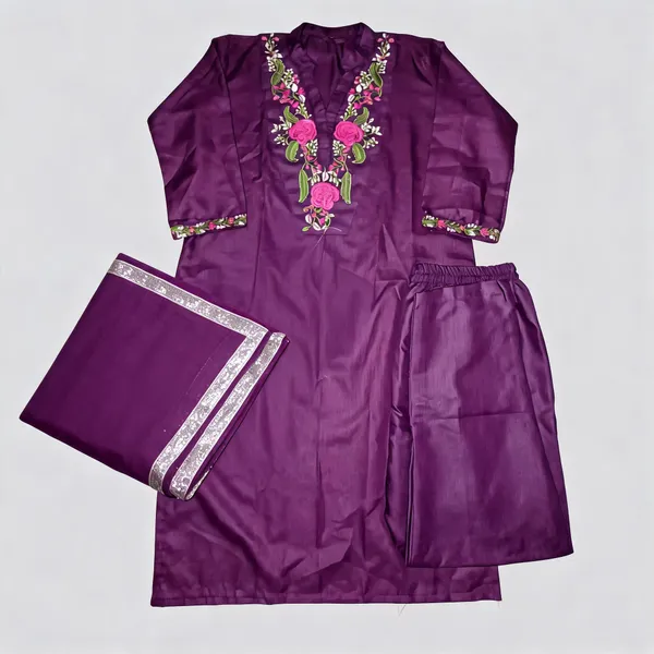 Purple_Embroidered_Kurta_Palazzo_Set_For_Women