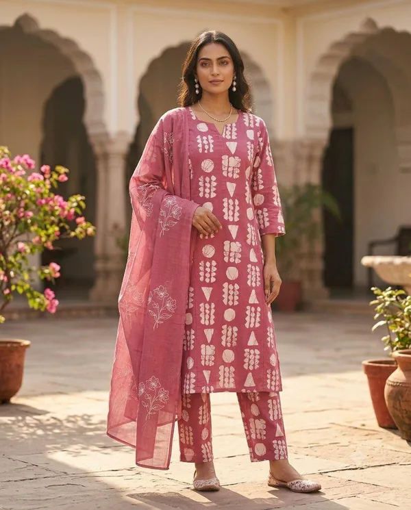 Pink_Cotton_Printed_Straight_Kurta_Set_For_Women