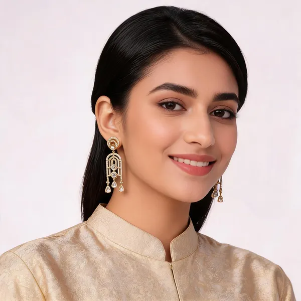 Gold_Tone_Crystal_Chandelier_Earrings_for_Women