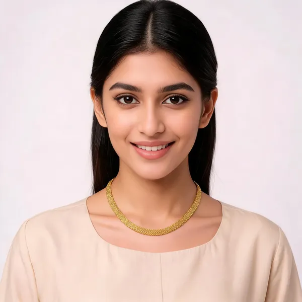 Gold_Tone_Textured_Chain_Necklace_for_Women