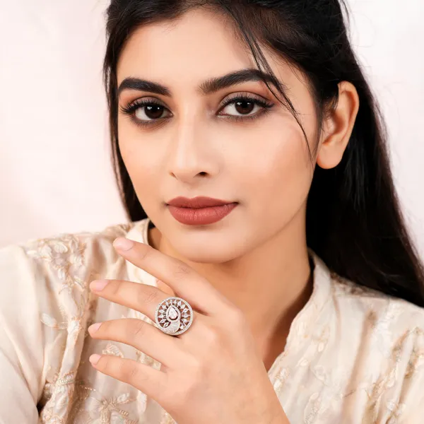 Silver-Tone_Crystal_Free_Size_Ring_for_Women